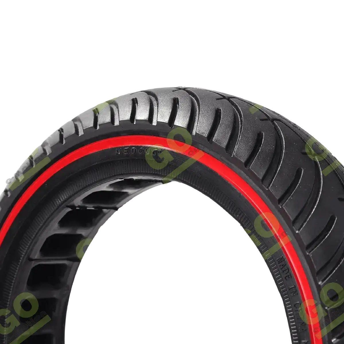 Solid tire 8.5x2 inch with red ring for Xiaomi scooters - Gallery 4