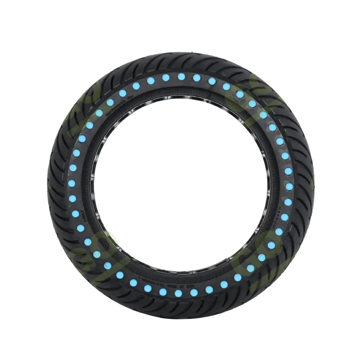 Solid tire 8.5x2 inch with blue dots for Xiaomi scooters - Gallery 1
