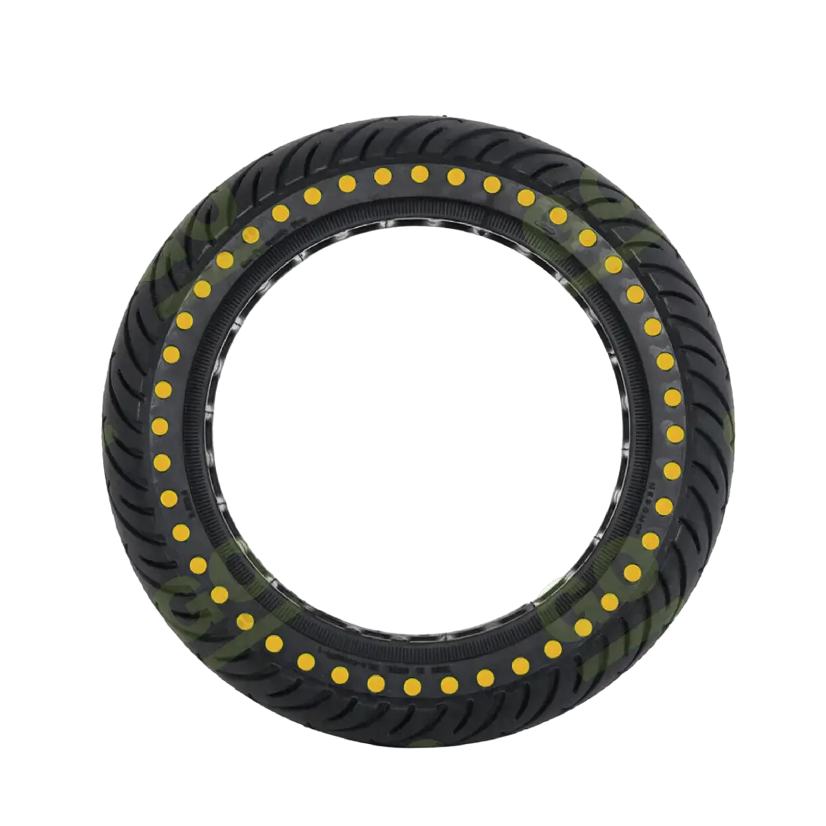 Solid tire 8.5x2 inch with yellow dots for Xiaomi scooters - Gallery 1