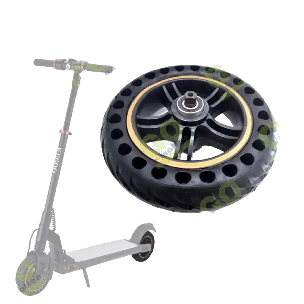 Kugoo S1 Plus Scooter Rim Solid Tire - Gallery 1