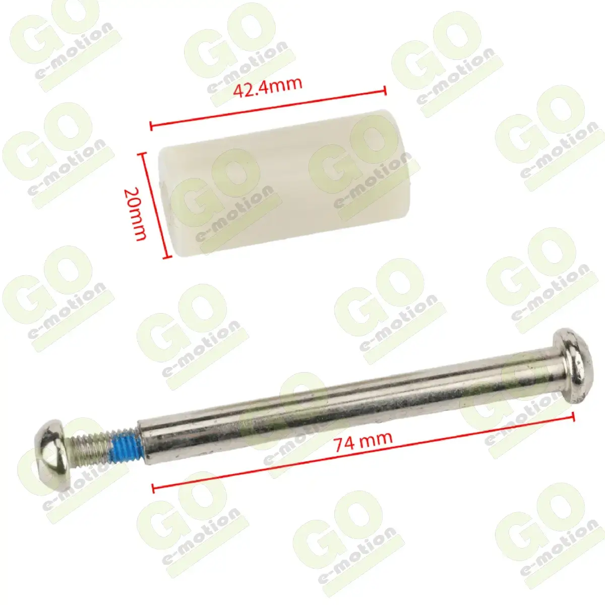 Reinforcement Bolt with Plastic Sleeve for Kugoo S1 S3 - Gallery 4