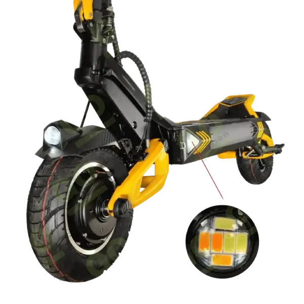 Vsett 10 Scooter LED Front Light (White & Yellow) - Gallery 2