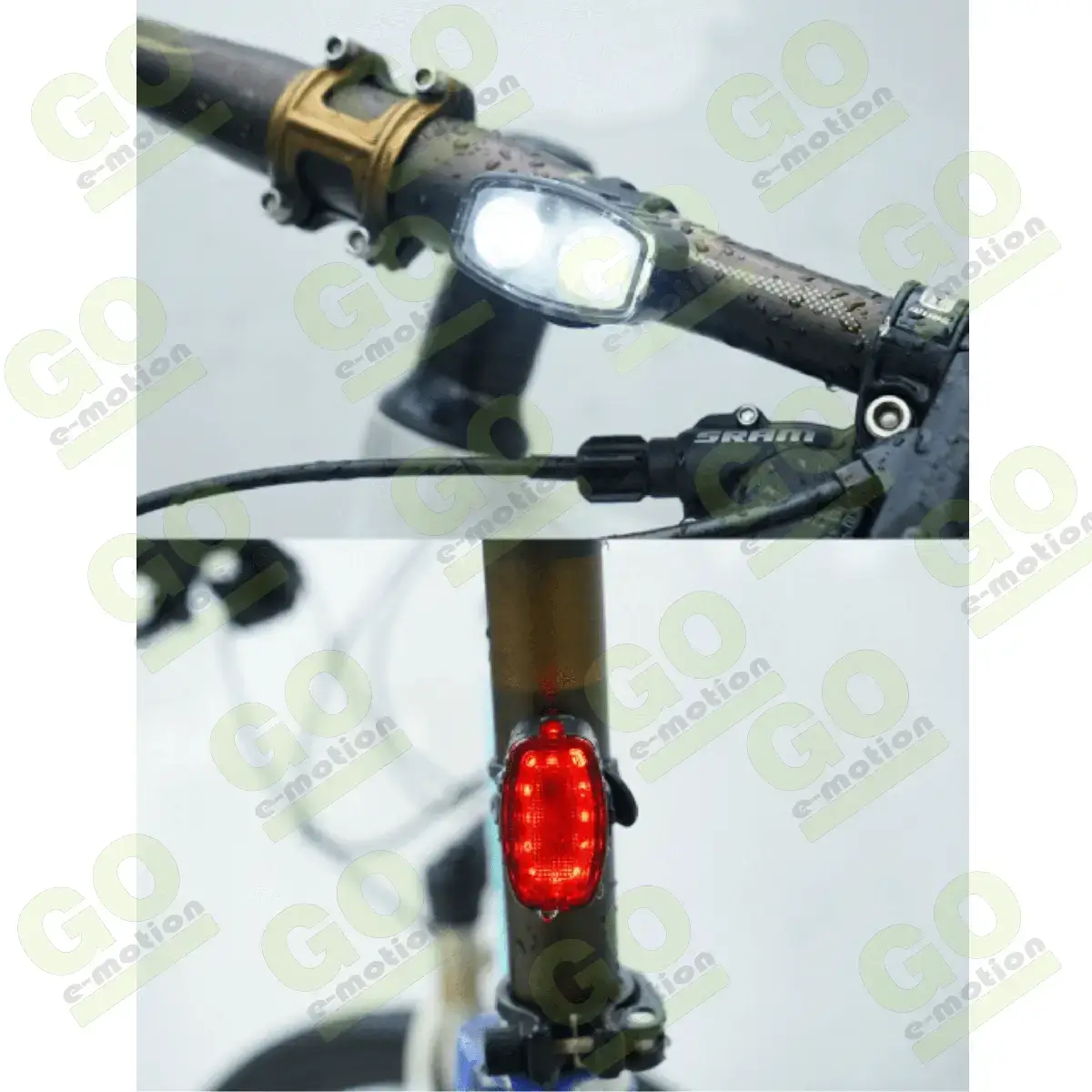 Front and rear light for a scooter or bike - Gallery 2