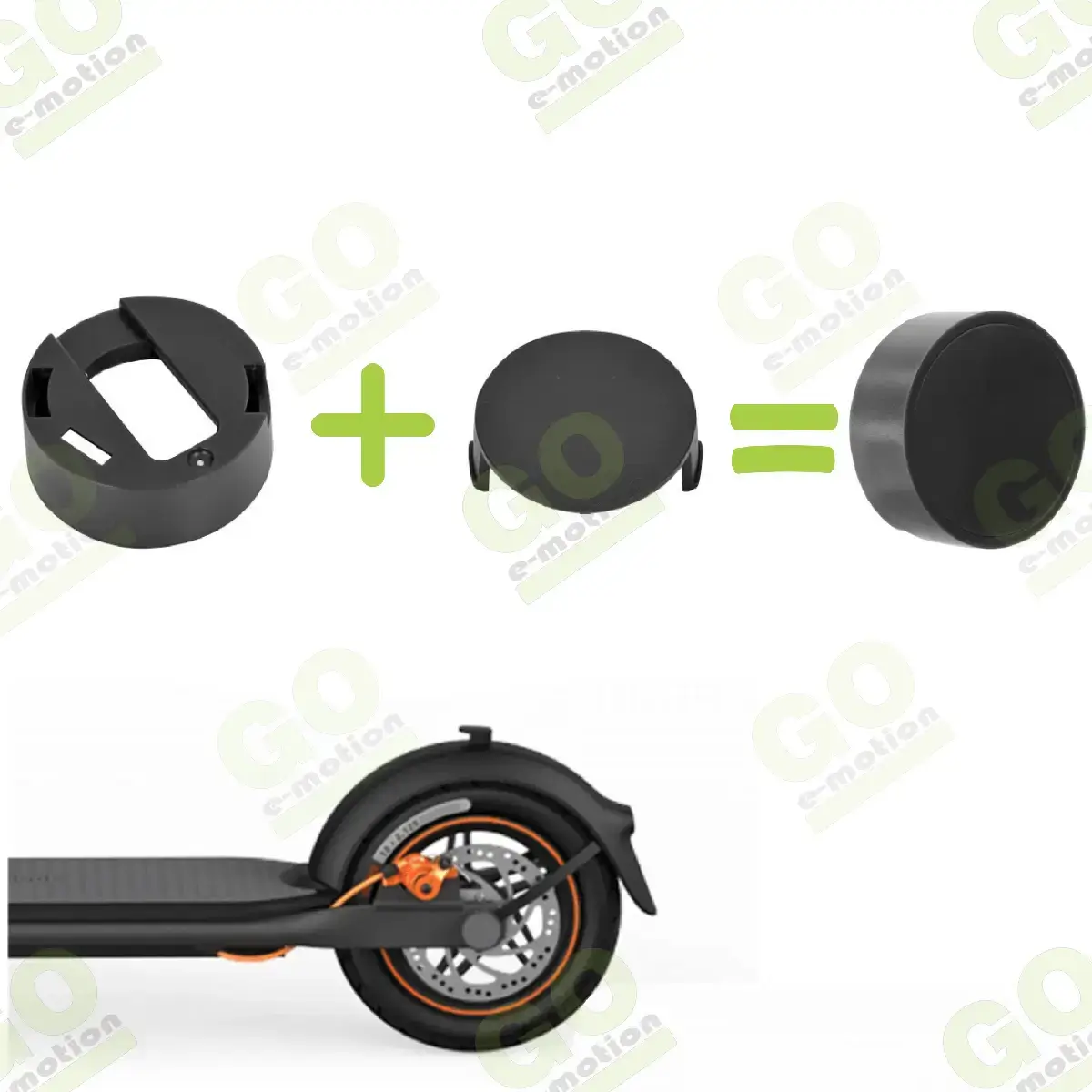 Ninebot F30 Rear Fork Caps - Gallery 1