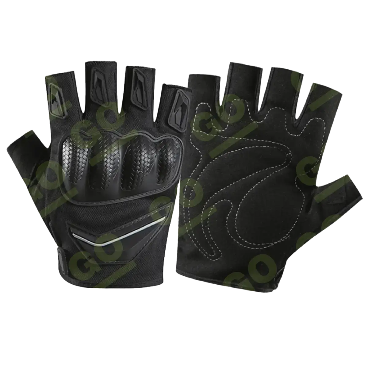 Fingerless Scooter and Bike Gloves - Gallery 1