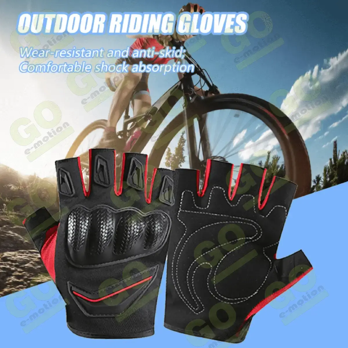 Fingerless Scooter and Bike Gloves - Gallery 5
