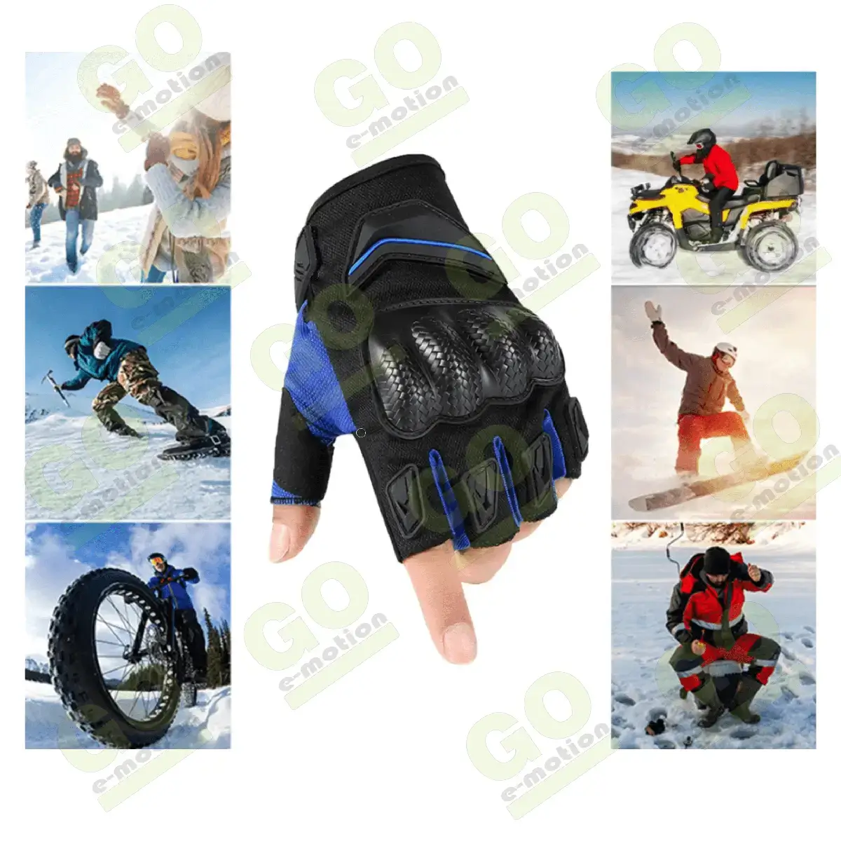 Fingerless Scooter and Bike Gloves - Gallery 7