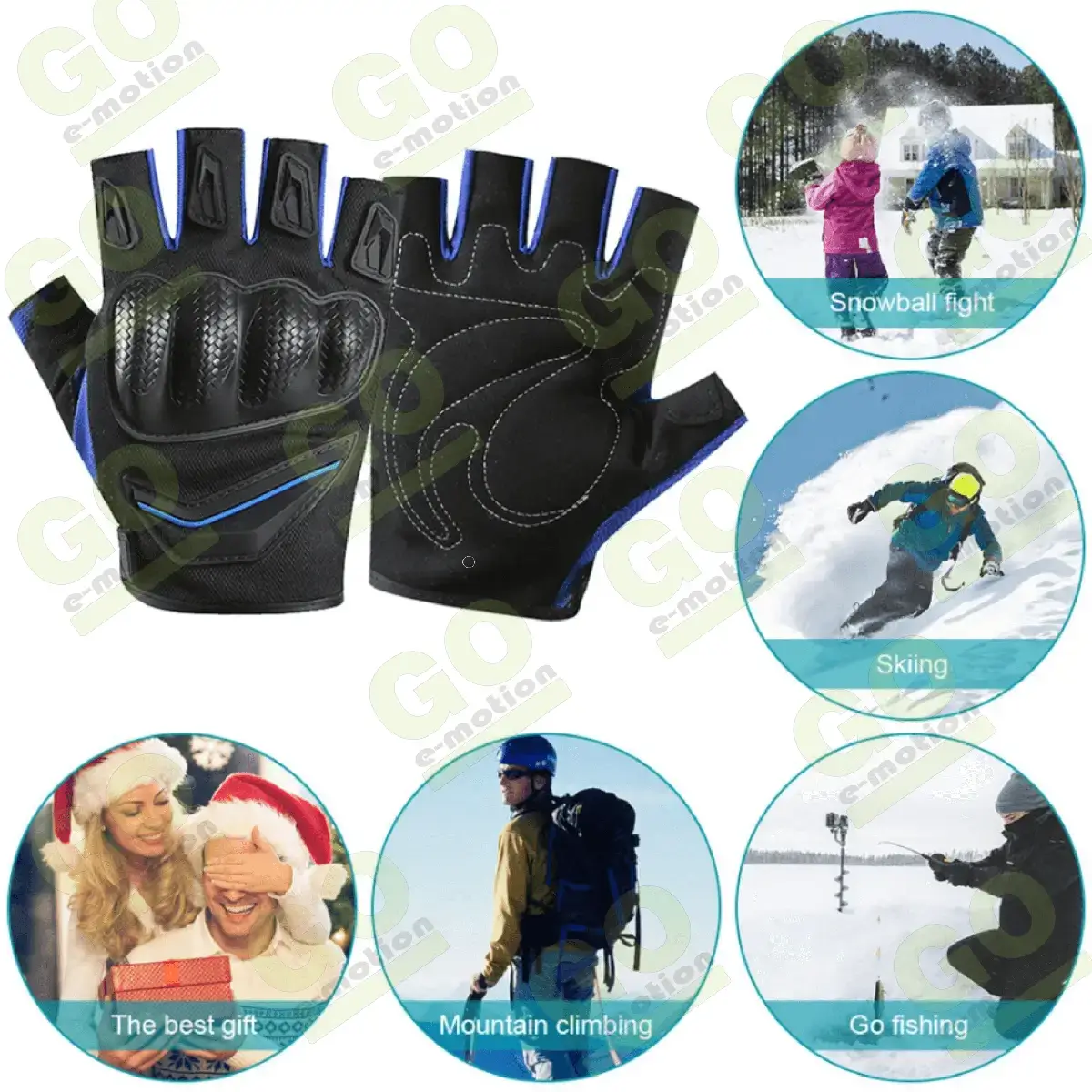 Fingerless Scooter and Bike Gloves - Gallery 8