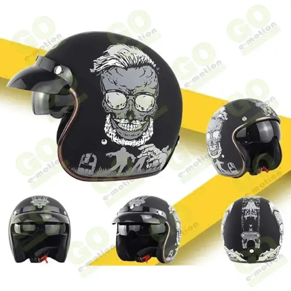 Soman Motor Retro Helmet - Gallery 2