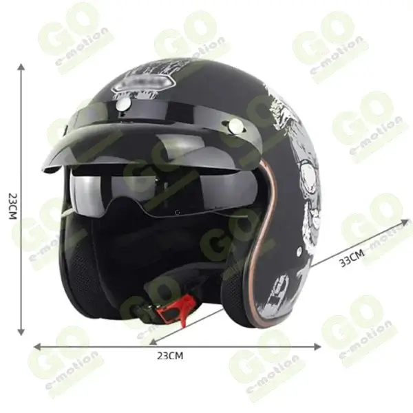 Soman Motor Retro Helmet - Gallery 3