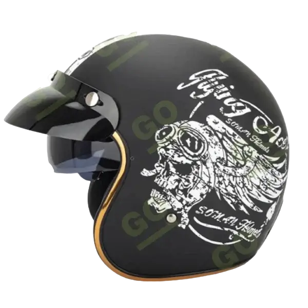 Soman Motor Retro Helmet - Gallery 5