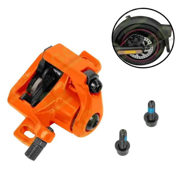 Brake caliper for scooter Xiaomi Mi3 and Mi4 Pro orange - Gallery 1