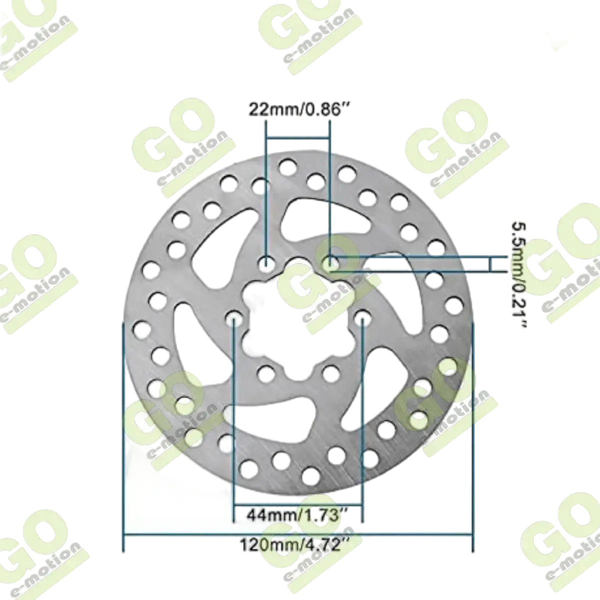 Brake disc 120mm for Vsett 9 - Gallery 1