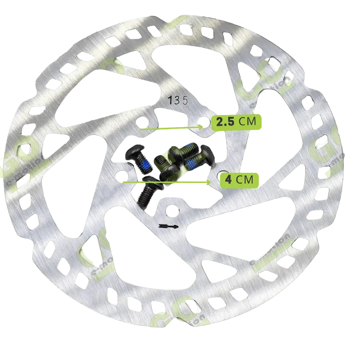 Brake disc 135 mm for Xiaomi M365 Pro and Mi3 - Gallery 3