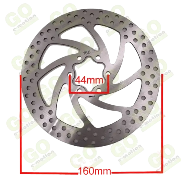 Brake Disc 160mm for Kaabo Wolf Warrior King Scooter - Gallery 1