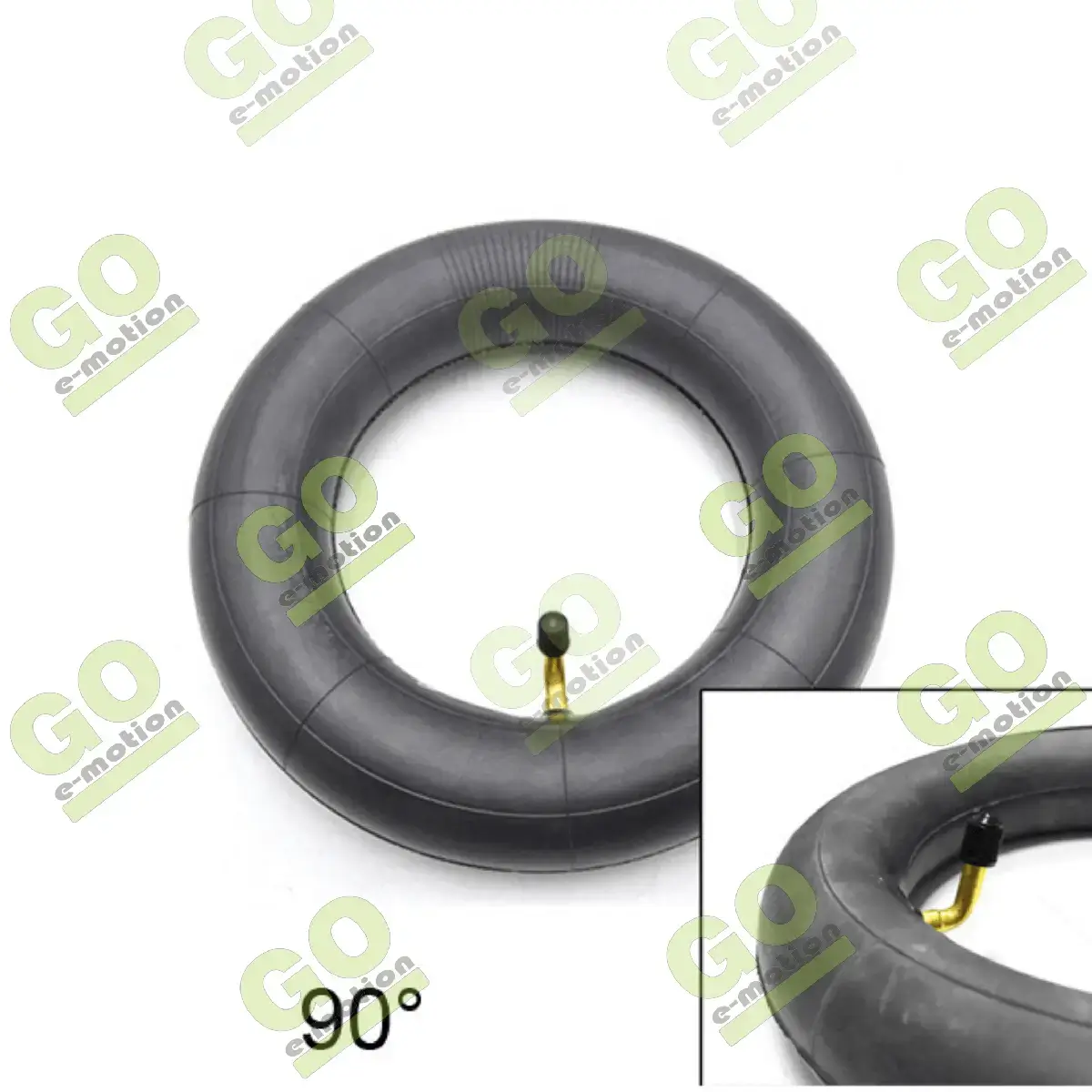 Inner tube 255x80 10x3 with curved valve 90° for Kugoo M4 M4 Pro Zero 10x scooters - Gallery 2