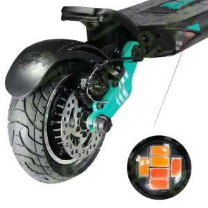 Vsett 9/9 Scooter LED Rear Light Red - Gallery 2