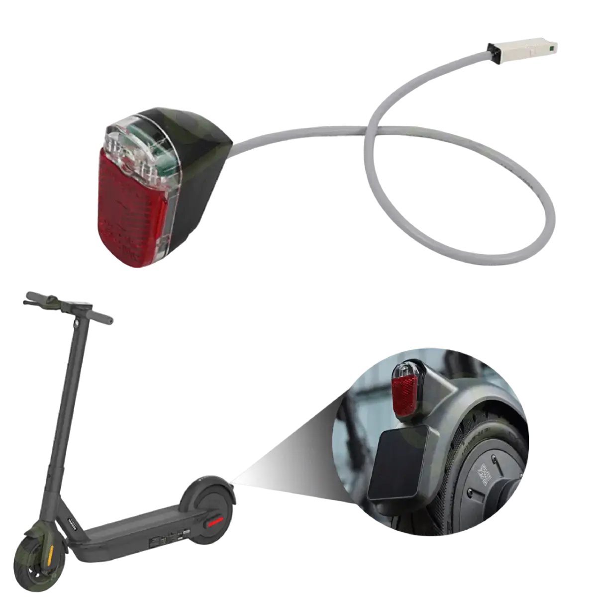 Rear Stop Light for Ninebot Max G30d - Gallery 1