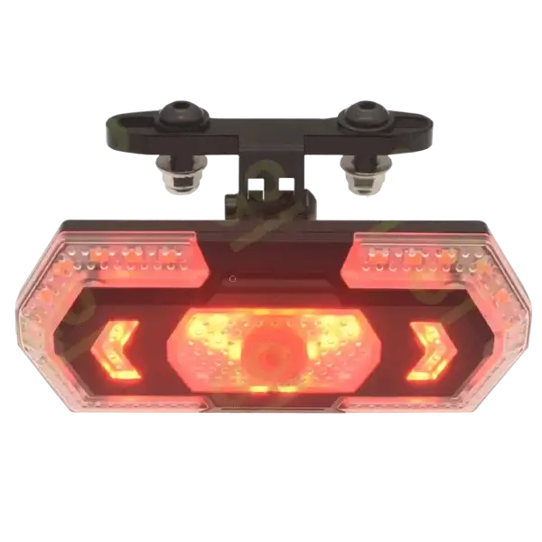 Rear light with turn signals for bike and scooter - Gallery 4