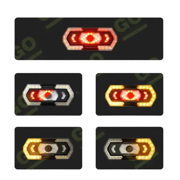 Rear light with turn signals for bike and scooter - Gallery 5