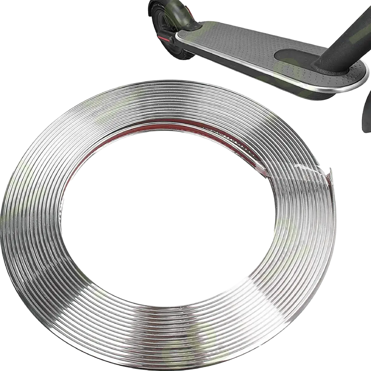 Protective tape bumper for scooter 4m, glossy - Gallery 1