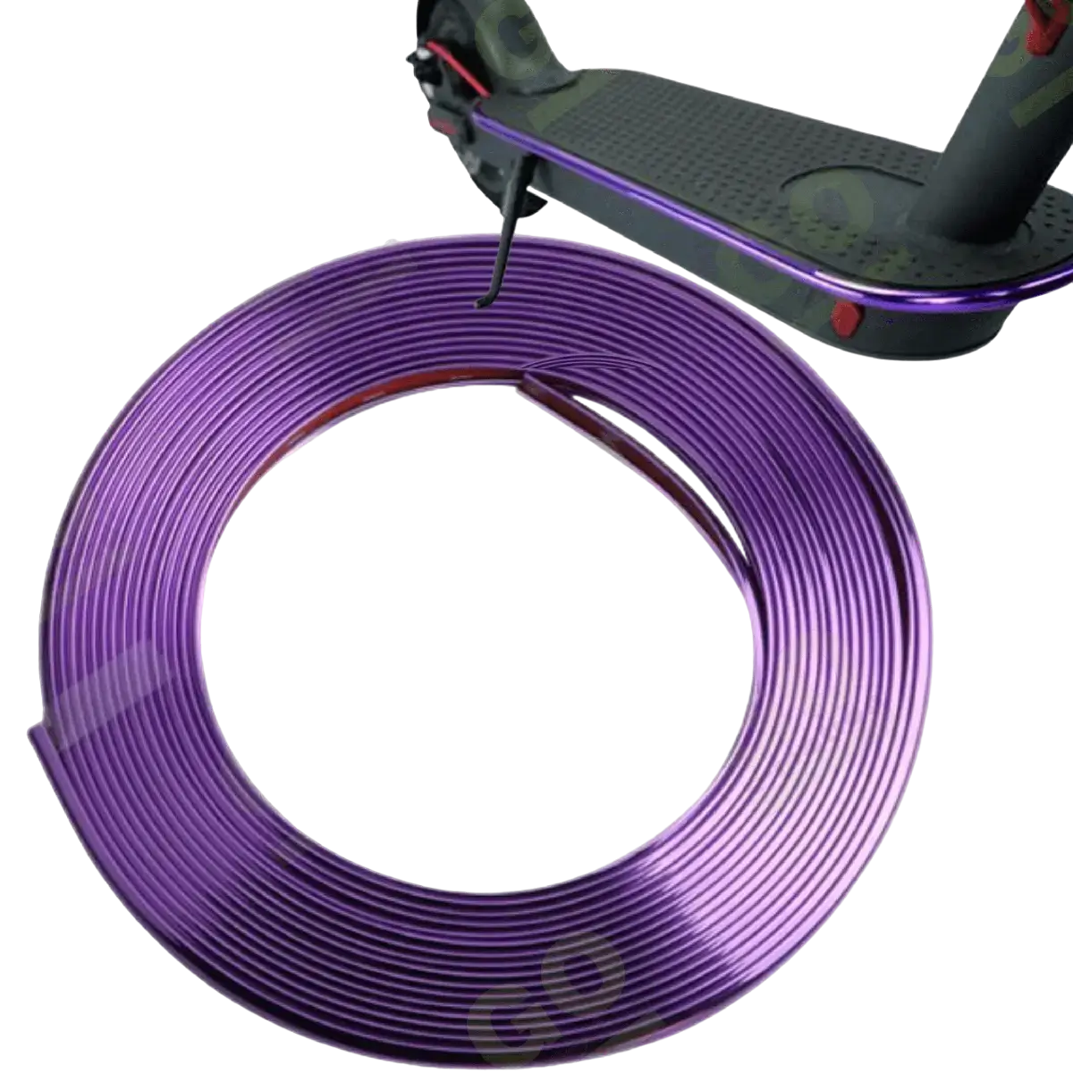 Protective tape bumper for scooter 4m, glossy - Gallery 2