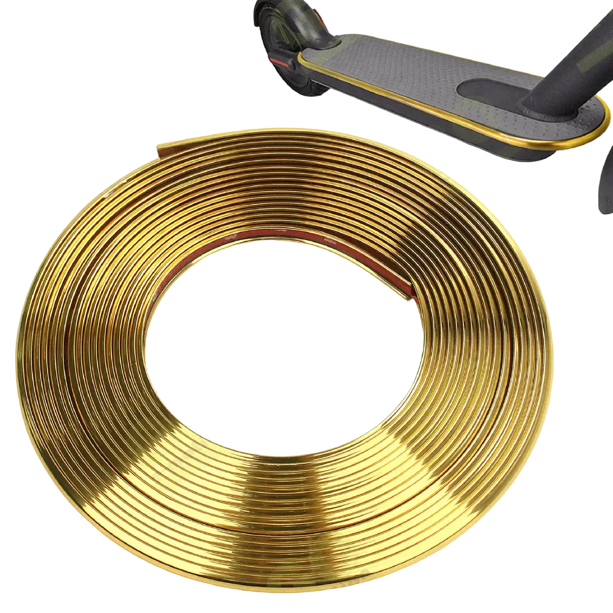 Protective tape bumper for scooter 4m, glossy - Gallery 4