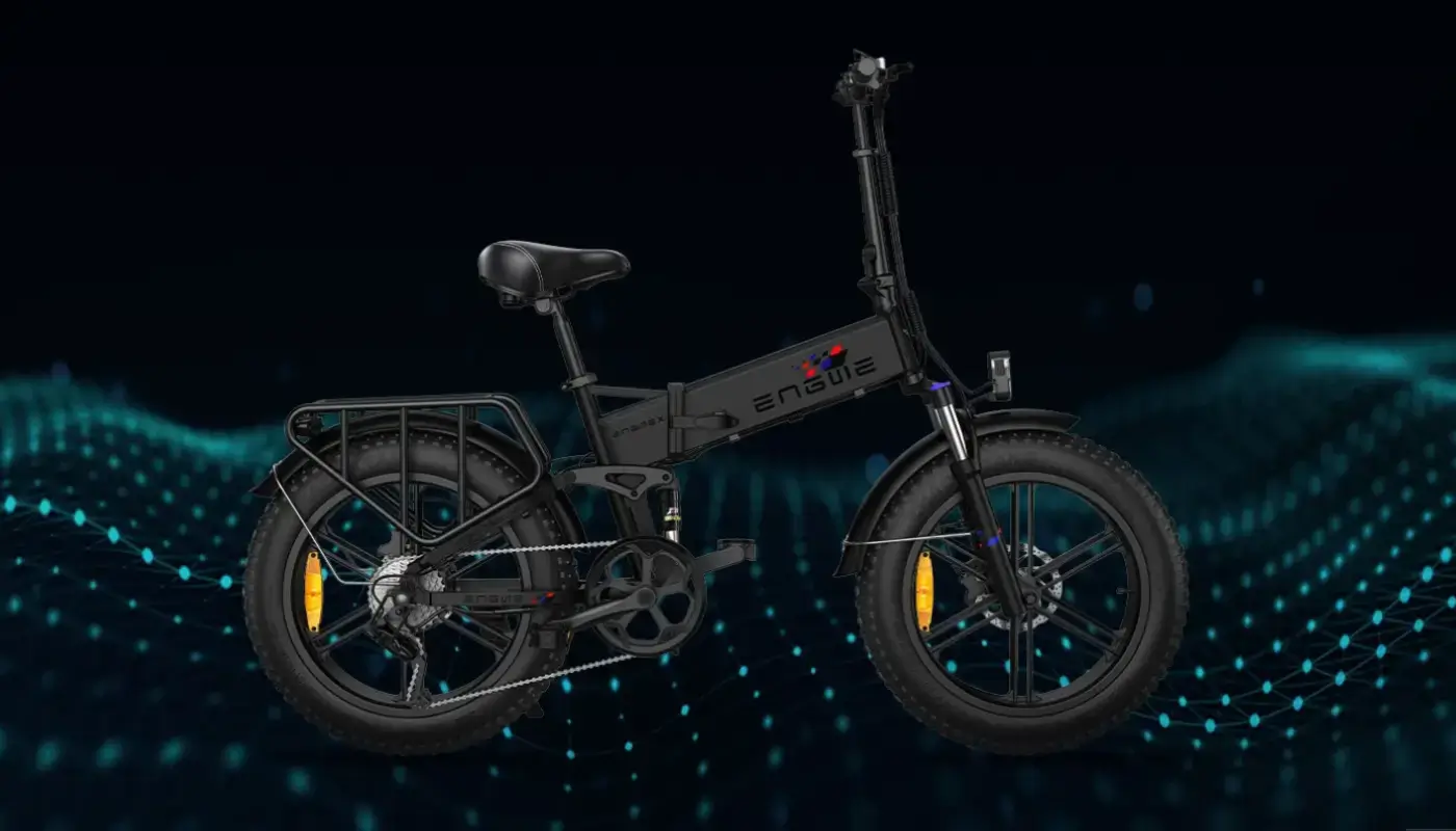 Electric bike animated background